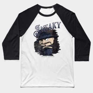 Custom Lil Veterano Sneaky Baseball T-Shirt